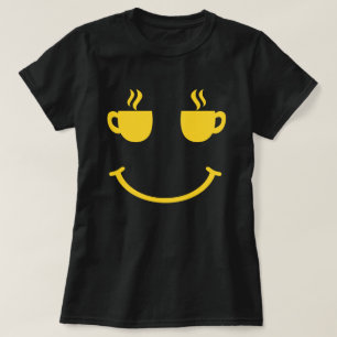 Koffiekopje Glimlach T-shirt