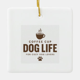 Koffiekopje Hond Leven Ornament voor Hondenliefheb