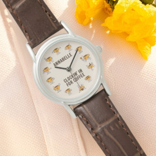 Koffiekopje  horloge