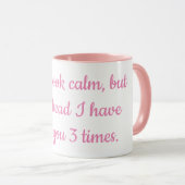 Koffiekopje - Ik kan er rustig uitzien... Mok (Voorkant rechts)