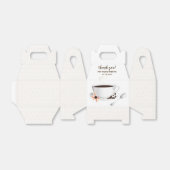 Koffiekopje koffiebonen | Bruiloft dank u Bedankdoosjes (Uitgevouwen)