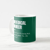 Koffiekopje voor biomedische technologie koffiemok (Voorkant links)