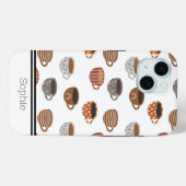 Koffiekopjes Aangepast Case-Mate iPhone Case (Achterkant (horizontaal))