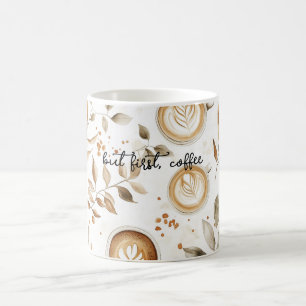 Koffiekopjes Bladeren Koffiemok