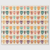 Koffiekopjes Cadeaupapier (Vlak)