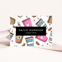 Koffiekopjes, koffiebonen, Barista, Koffiewinkel