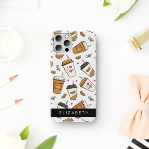 Koffiekopjes, koffiebonen, koffieliefhebber, Jouw  iPhone 12 Pro Hoesje