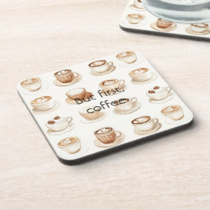 Koffiekopjes met room bier onderzetter