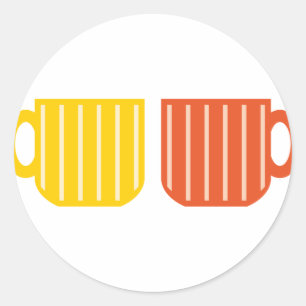 Koffiekopjes Stickers
