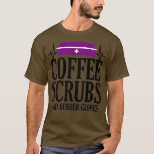Koffiekruiden en rubberhandschoenen 1 t-shirt