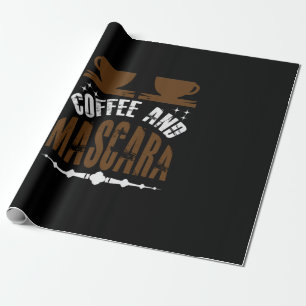 Koffiekunst Coffee en Mascara Cadeaupapier