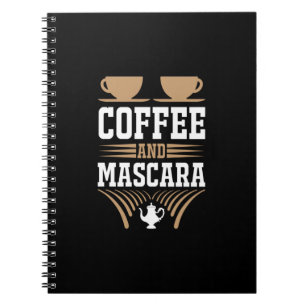 Koffiekunst Coffee en Mascara Notitieboek