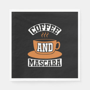 Koffiekunst Coffee en Mascara Servet