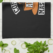 Koffiekunst Coffee en Mascara Theedoek (Gevouwen)