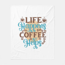 Koffiekunst leven gebeurt met koffie Helpt