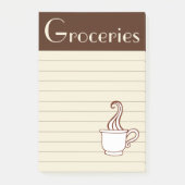 koffiekwaren post-it® notes (Voorkant)