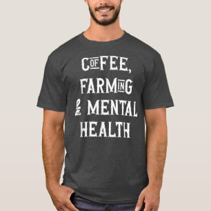 Koffiekwekerij is een bron van bewustwording op he t-shirt