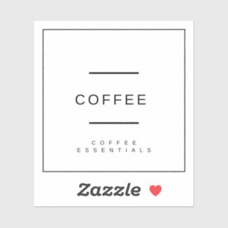 Koffielabel/Sticker Sticker