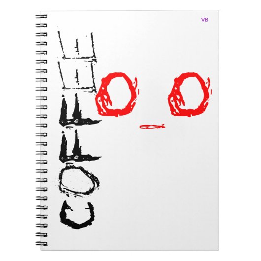 Koffielaptop (Nail-Scratch) Notitieboek (Voorkant)