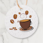 Koffieliefde Bedankjes Labels (Achterkant)