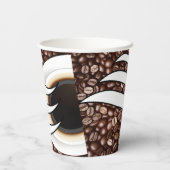 Koffieliefde Papieren Bekers (Achterkant)