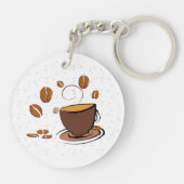 Koffieliefde Sleutelhanger (Achterkant)