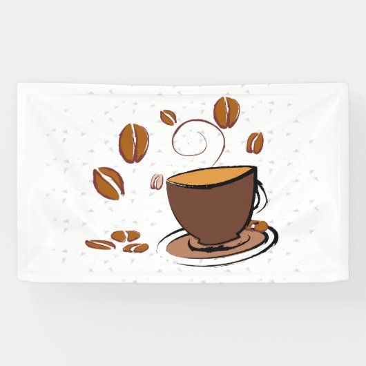 Koffieliefde Spandoek (Horizontaal)