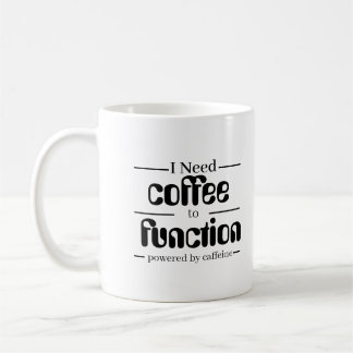 Koffieliefhebber Beker | Ik heb koffie nodig om te Koffiemok