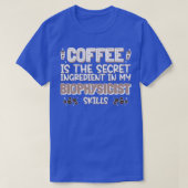 Koffieliefhebber Biophysicus T-shirt (Design voorkant)