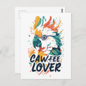 Koffieliefhebber Briefkaart (Voorkant / Achterkant)