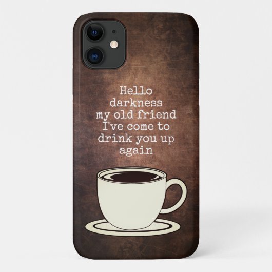  koffieliefhebber Funny Quote Hoesje-Mate iPhone Case-Mate iPhone Case (Achterkant)