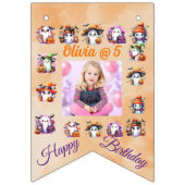 Koffieliefhebber Ghost Bunting Flags voor de verja Vlaggetjes (Eerste vlag)