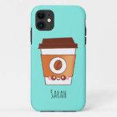 Koffieliefhebber Papier Cup Uniek Case-Mate iPhone Case (Achterkant)