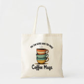  koffieliefhebber Rustic Café Esthetische Kunst Tote Bag (Voorkant)