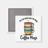 koffieliefhebber rustiek café esthetisch magneet (Voorkant / Achterkant)