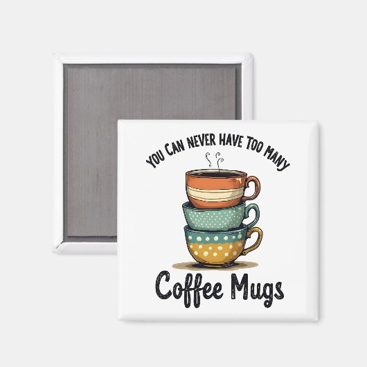 koffieliefhebber rustiek café esthetisch magneet (Voorkant / Achterkant)