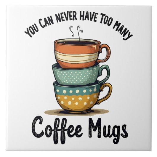  koffieliefhebber rustiek café esthetisch tegeltje (Voorkant)