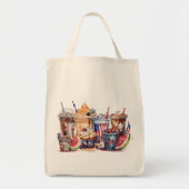 Koffieliefhebber Tas of boodschappentas (Voorkant)