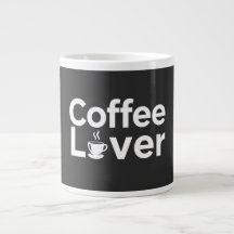 Koffieliefhebber Vet Typografie Mok - Minimalistis