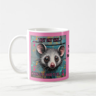 Koffieliefhebber's Gift. Caffiene verslaafden Koffiemok