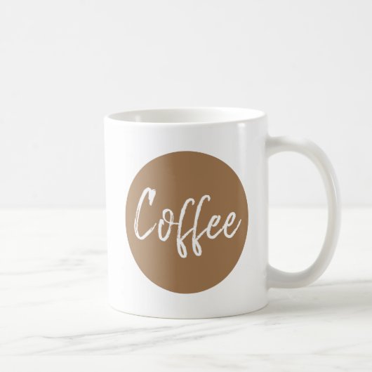 Koffieliefhebbers moderne, stijlvolle typografie koffiemok (Rechts)