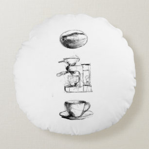 Koffieliefhebberset Rond Kussen