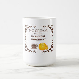 KOFFIELIEFHEBER WIT GRAPPIG, HOU VAN CREAM KERAMIE KOFFIEMOK