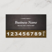 Koffielounge Bar Leather & Wood Loyalty Punch (Voorkant)