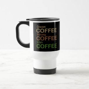 Koffieluis Drinkers, Ierse koffie, luipaard Reisbeker