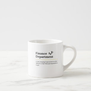 Koffiemok Financiele Afdeling Espresso Kop
