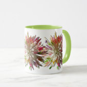 KoffieMok - Gedopte witte spinmum Mok (Voorkant rechts)