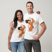 Koffiemok met een beer t-shirt (Unisex)