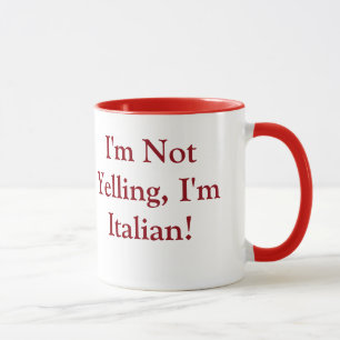 KoffieMok met Funny Italiaans Gezegde Mok