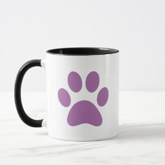 Koffiemok met pootafdruk mok